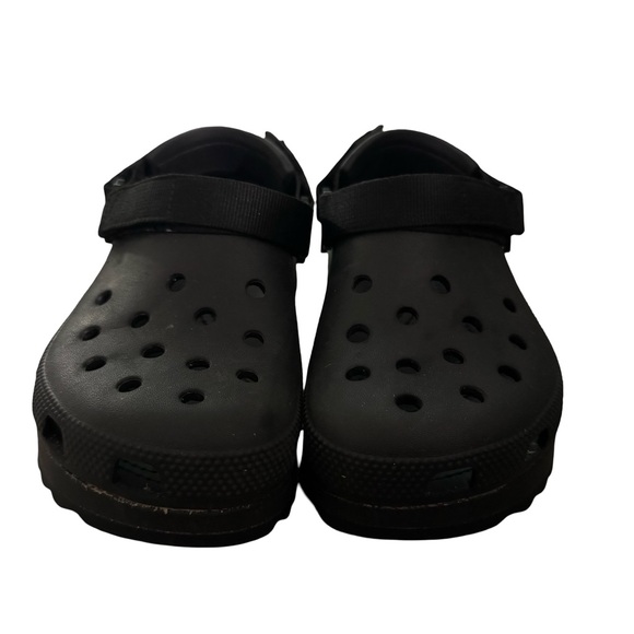 Crocs Classic Platform hiker xscape Clogs Black Women’s Chunky Sandals women’s 8 - Picture 5 of 9